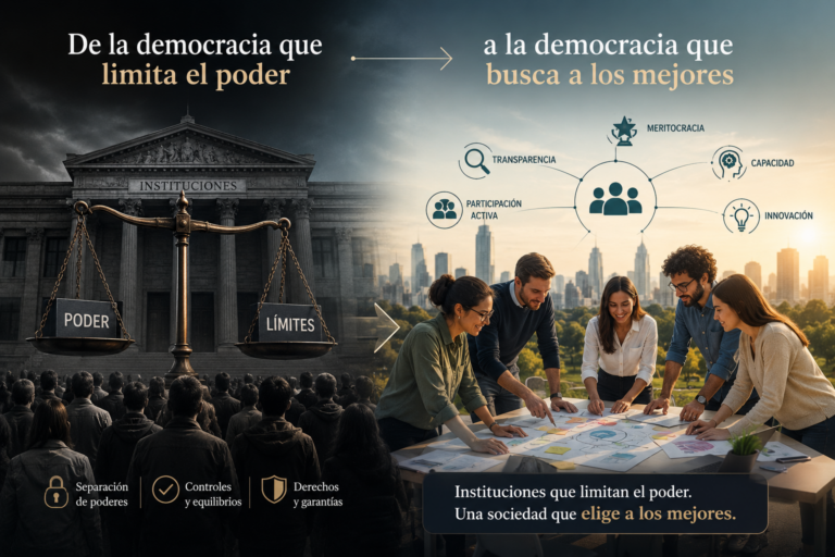 De la democracia que limita el poder a la democracia que busca a los mejores